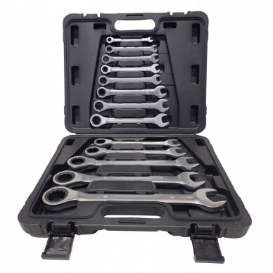 Terkšliniai raktai, komplektas 8-32mm 13vnt. Essen Tools SK5005 1 Terkšliniai raktai, komplektas 8-32mm 13vnt. Essen Tools SK5005 1