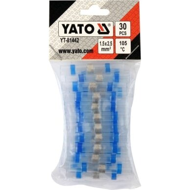 Termo gilzės su alavu 4.5 mm – YATO YT-81442, 30 vnt. 2 Termo gilzės su alavu 4.5 mm – YATO YT-81442, 30 vnt. 2