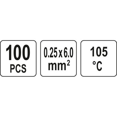 Termo movos laidams 1.7–6 mm rinkinys 100vnt. – YATO YT-81450 3