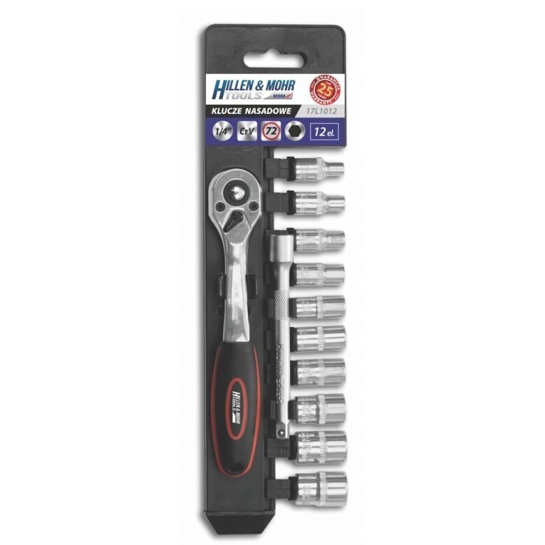 Terkšlė su galvutėmis 1/4" Hillen&Mohr Terkšlė su galvutėmis 1/4" Hillen&Mohr