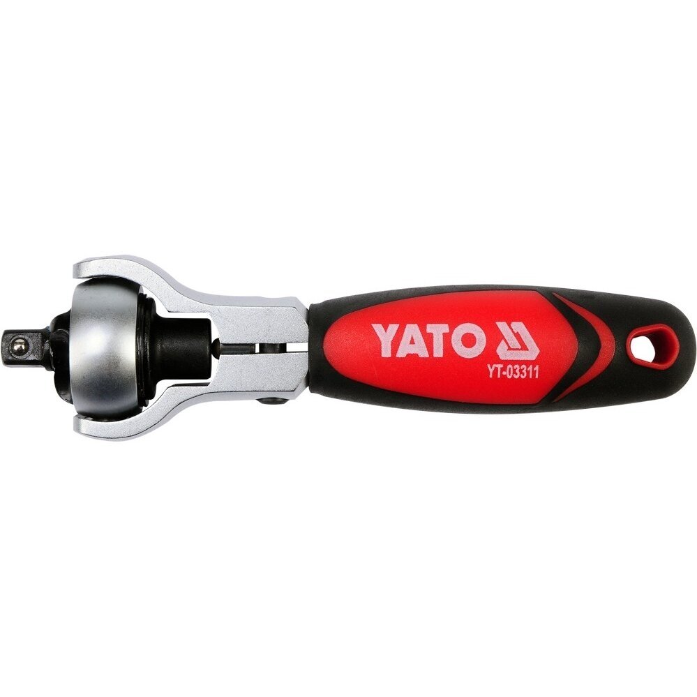 Terkšlė šarnyrinė 2in1 galvutėms ir antgaliams 6.3mm 1/4" YATO YT-03311 1 Terkšlė šarnyrinė 2in1 galvutėms ir antgaliams 6.3mm 1/4" YATO YT-03311 1