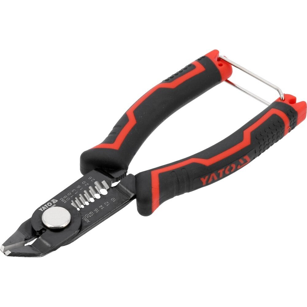 Tikslios šoninės replės | su vielos valymo funkcijomis | 160 mm YATO 2