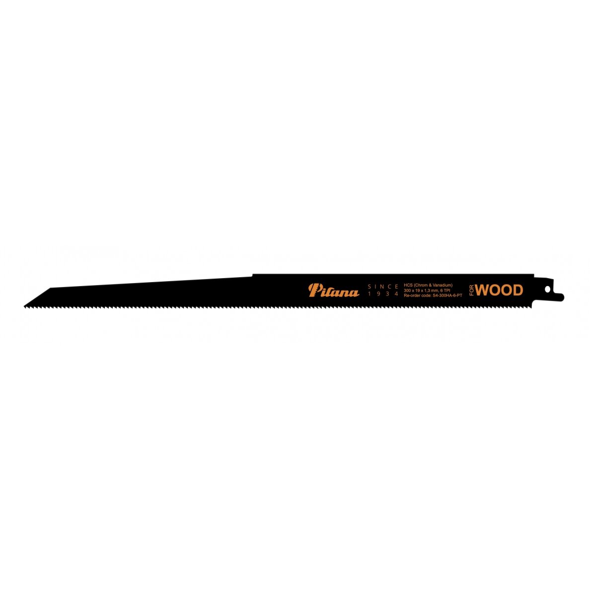 Tiesinis pjūklelis medžiui PILANA 300mm 1,3mm 6TPI Tiesinis pjūklelis medžiui PILANA 300mm 1,3mm 6TPI