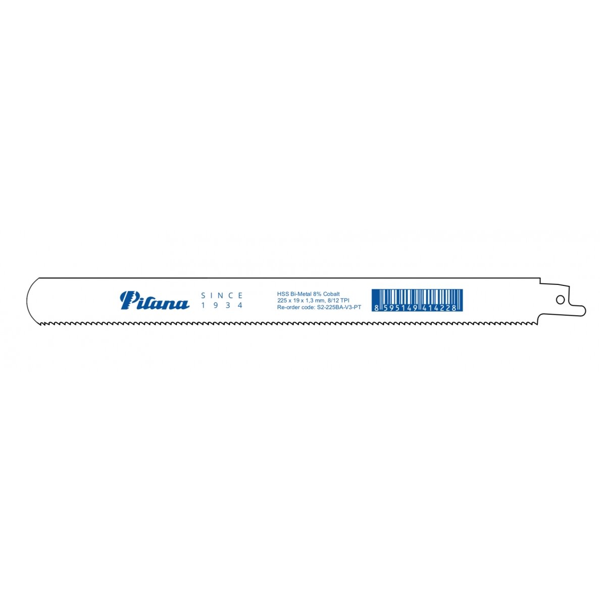 Tiesinis pjūklelis paletėms PILANA 225x1,3mm 8/12TPI