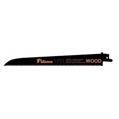 Tiesinis pjūklelis medžiui PILANA 150mm 1,3mm 6TPI Tiesinis pjūklelis medžiui PILANA 150mm 1,3mm 6TPI