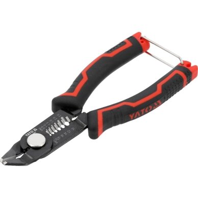 Tikslios šoninės replės | su vielos valymo funkcijomis | 160 mm YATO 2