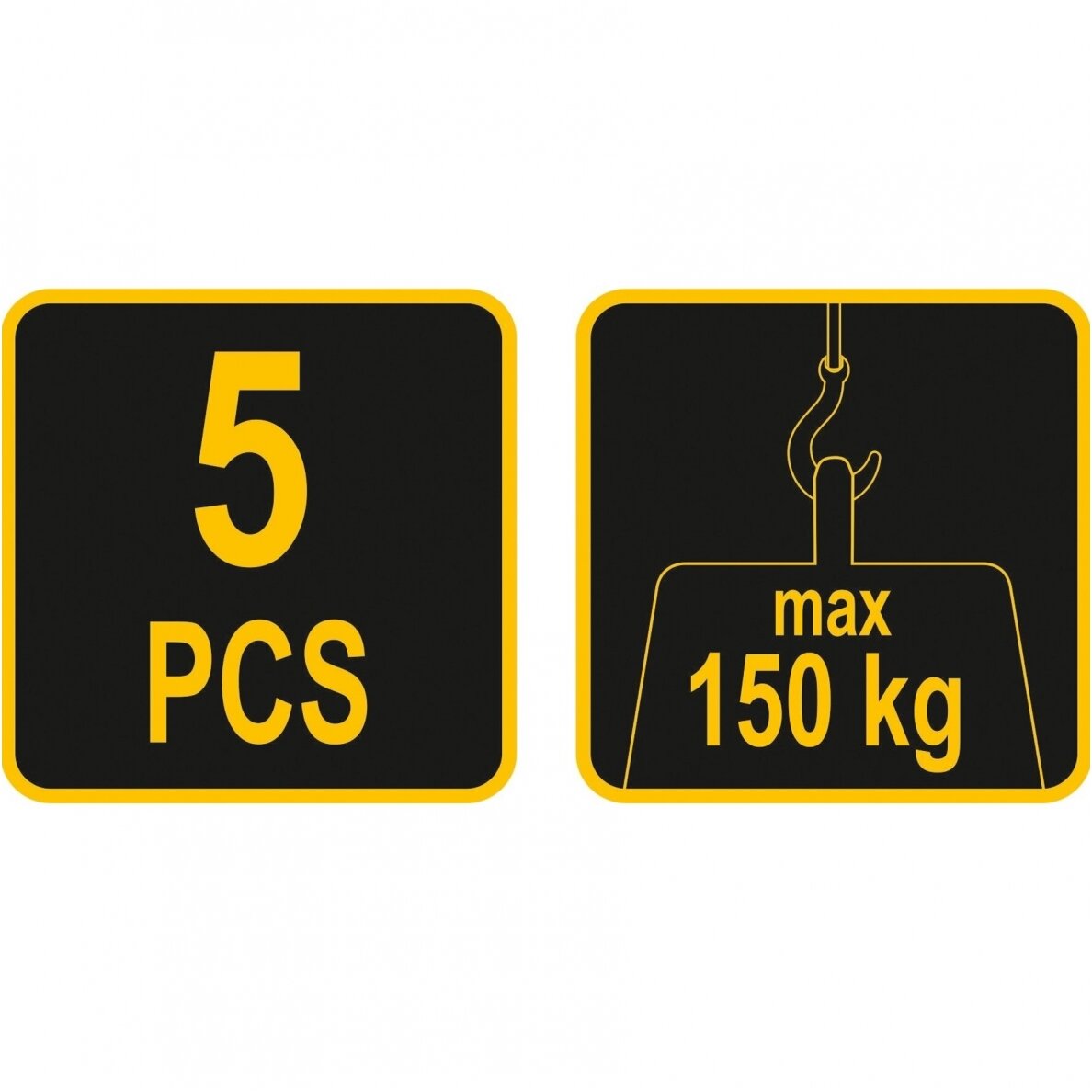 Transportavimo ratukai baldams rinkinys 5vnt. iki 150kg Vorel 3 Transportavimo ratukai baldams rinkinys 5vnt. iki 150kg Vorel 3