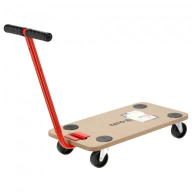 Transportavimo vežimėlis / platforma su rankena 575 x 300 mm / iki 200 kg Transportavimo vežimėlis / platforma su rankena 575 x 300 mm / iki 200 kg