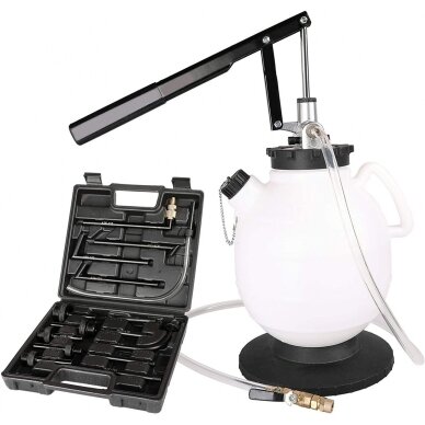 Transmisijos užpildymo sistema | 7.5 l | 15 vnt. ATF adapterių (SY-7.5) 9