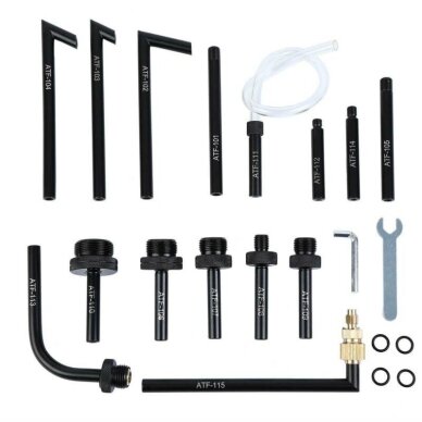 Transmisijos užpildymo sistema | 7.5 l | 15 vnt. ATF adapterių (SY-7.5) 6 Transmisijos užpildymo sistema | 7.5 l | 15 vnt. ATF adapterių (SY-7.5) 6