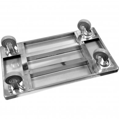Transportavimo vežimėlis-platforma, nerūdijantis plienas 720x450mm YATO YG-09080 3 Transportavimo vežimėlis-platforma, nerūdijantis plienas 720x450mm YATO YG-09080 3