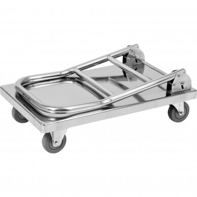 Transportavimo vežimėlis-platforma, nerūdijantis plienas 720x450mm YATO YG-09080 2 Transportavimo vežimėlis-platforma, nerūdijantis plienas 720x450mm YATO YG-09080 2