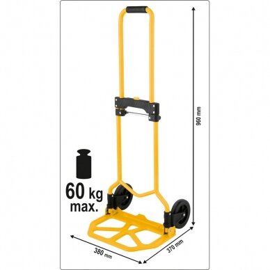 Transportavimo vežimėlis, sudedamas 60kg Vorel 78660 6 Transportavimo vežimėlis, sudedamas 60kg Vorel 78660 6