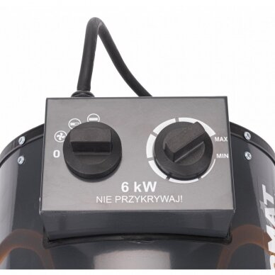 Trifazis elektrinis šildytuvas 6KW Powermat 6 Trifazis elektrinis šildytuvas 6KW Powermat 6