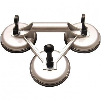 Trigubas prisisiurbiantis kėliklis, aliuminis Ø115mm BGS-Technic Trigubas prisisiurbiantis kėliklis, aliuminis Ø115mm BGS-Technic