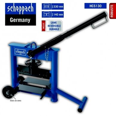 Trinkelių skaldymo staklės Scheppach HSC130 1 Trinkelių skaldymo staklės Scheppach HSC130 1