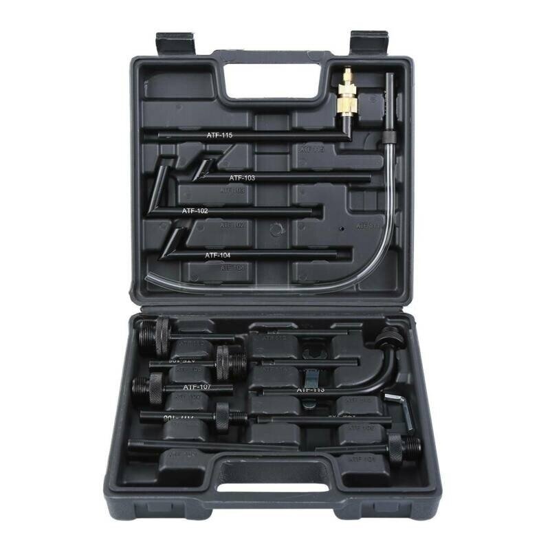 Transmisijos užpildymo sistema | 7.5 l | 15 vnt. ATF adapterių (SY-7.5) 5