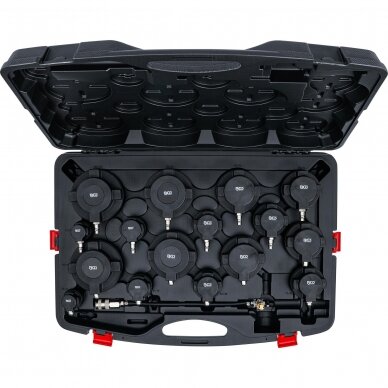 Turbo sistemų testavimo rinkinys 17 vnt. BGS-technic 4 Turbo sistemų testavimo rinkinys 17 vnt. BGS-technic 4