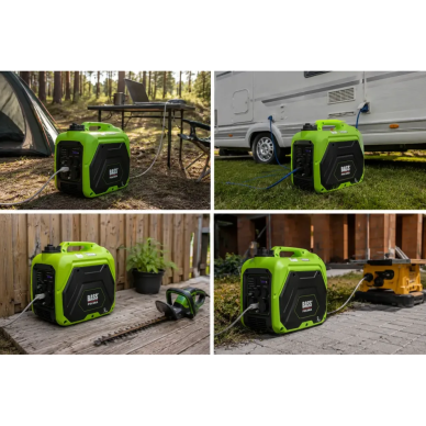 Tylus benzininis inverterinis elektros generatorius 2.5kW / 2.0kW Bass Polska 3