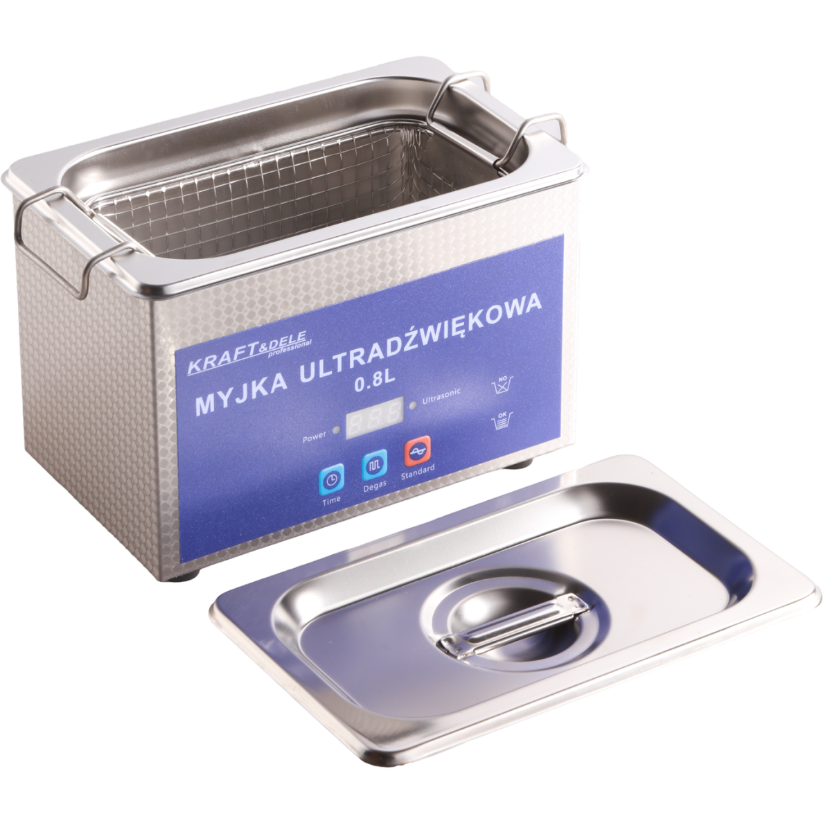 Ultragarsinė plovimo vonelė 0,8 L Kraftdele 6 Ultragarsinė plovimo vonelė 0,8 L Kraftdele 6