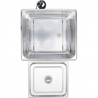 Ultragarisinė vonelė detalių valymui 15L BGS 6881 3 Ultragarisinė vonelė detalių valymui 15L BGS 6881 3