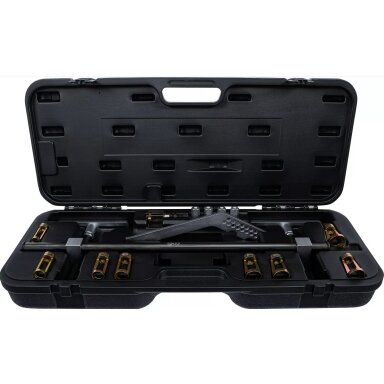 Universalus vožtuvų nuspaudėjas su adapteriais 8357 BGS Technic Universalus vožtuvų nuspaudėjas su adapteriais 8357 BGS Technic