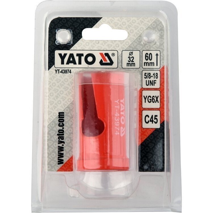 Universali gręžimo karūna | TCT | 5/8"-18UNF | 32 mm YATO 2 Universali gręžimo karūna | TCT | 5/8"-18UNF | 32 mm YATO 2