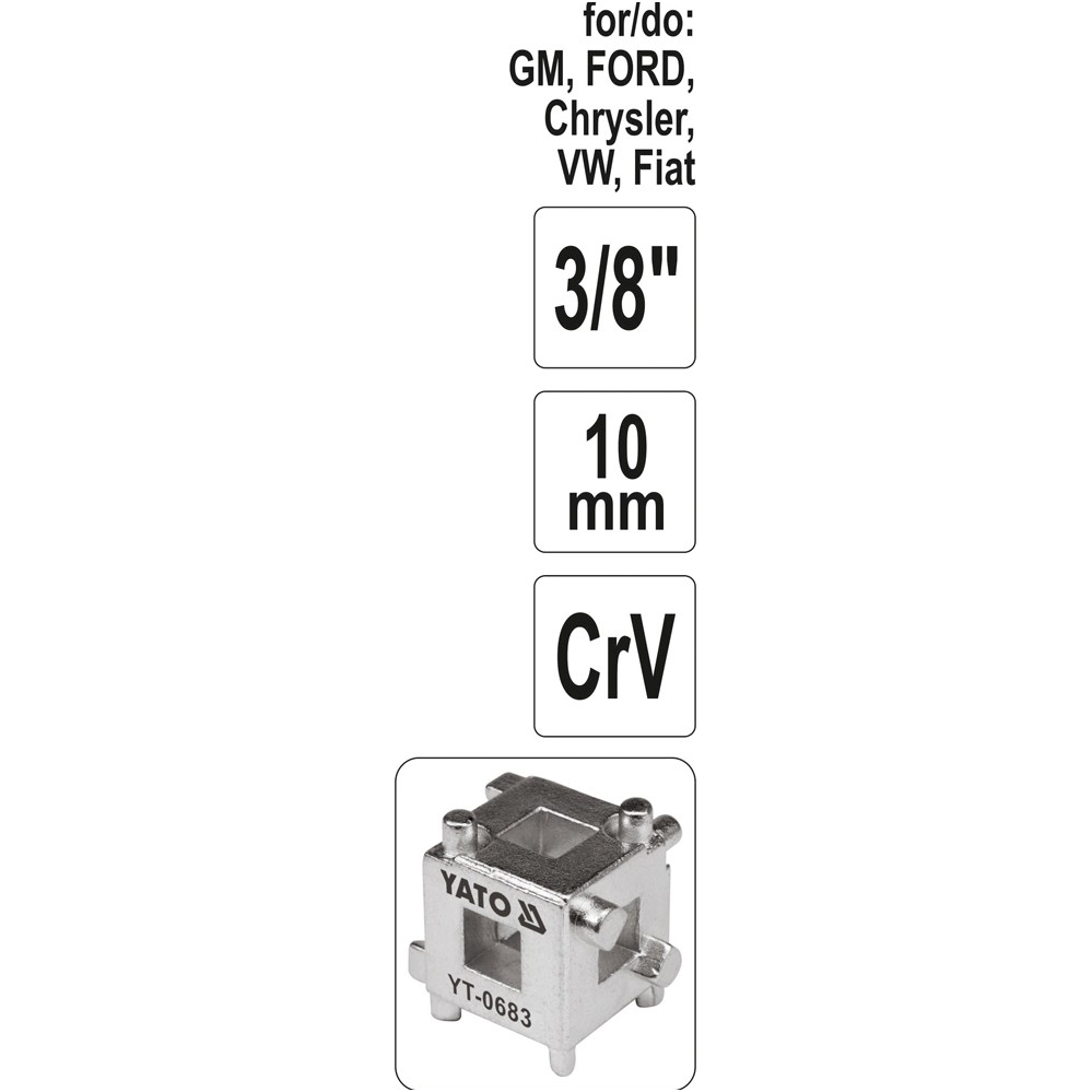 Universalus raktas suportams GM, Chrysler, Ford, VW, FIAT 2 Universalus raktas suportams GM, Chrysler, Ford, VW, FIAT 2