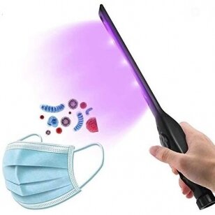 UV COB-sterilizavimo dezinfikavimo lempa ultravioletinė, UVC 6 LED