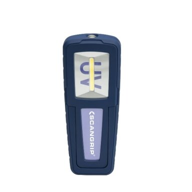 UV šviestuvas UV-FORM USB re-chargeable, 250lm + UV LED, Scangrip UV šviestuvas UV-FORM USB re-chargeable, 250lm + UV LED, Scangrip