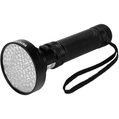 UV žibintuvėlis ir akiniai kondicionavimo sistemos nuotėkio aptikimui | UV 100 LED YATO UV žibintuvėlis ir akiniai kondicionavimo sistemos nuotėkio aptikimui | UV 100 LED YATO