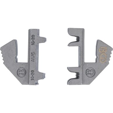 Užspaudimo antgaliai kampuotiems, atviriems gnybtams | tinka BGS 1410, 1411, 1412 BGS 2 Užspaudimo antgaliai kampuotiems, atviriems gnybtams | tinka BGS 1410, 1411, 1412 BGS 2