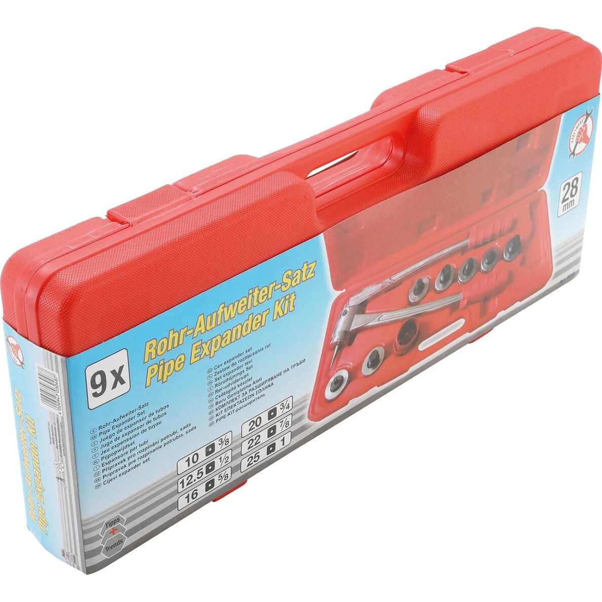 Vamzdelių plėtimo / formavimo komplektas | 9 vnt. 3048 BGS Technic 2 Vamzdelių plėtimo / formavimo komplektas | 9 vnt. 3048 BGS Technic 2
