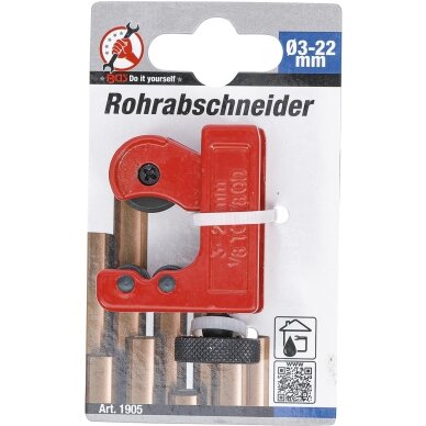 Vamzdelių pjoviklis | mini | Ø 3-22 mm 1905 BGS Technic 3 Vamzdelių pjoviklis | mini | Ø 3-22 mm 1905 BGS Technic 3