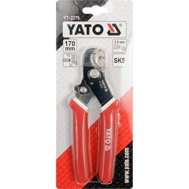 Varžtų ir vielos kirpimo replės | 170 mm YATO 1