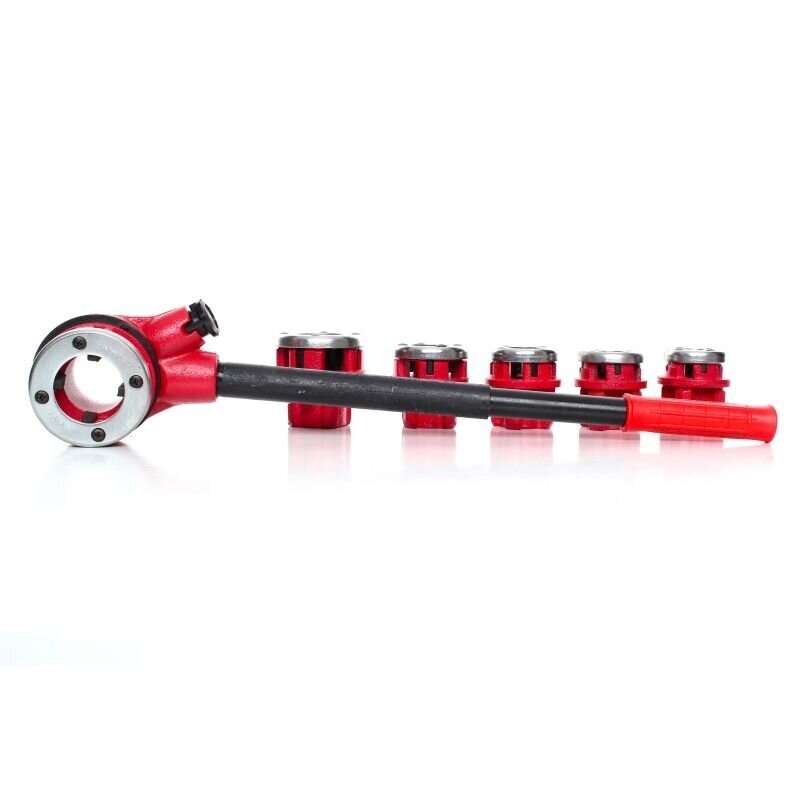 Vamzdinių sriegpjovių rinkinys su terkšle | 1/4"-1,1/4" | 6 vnt. 10