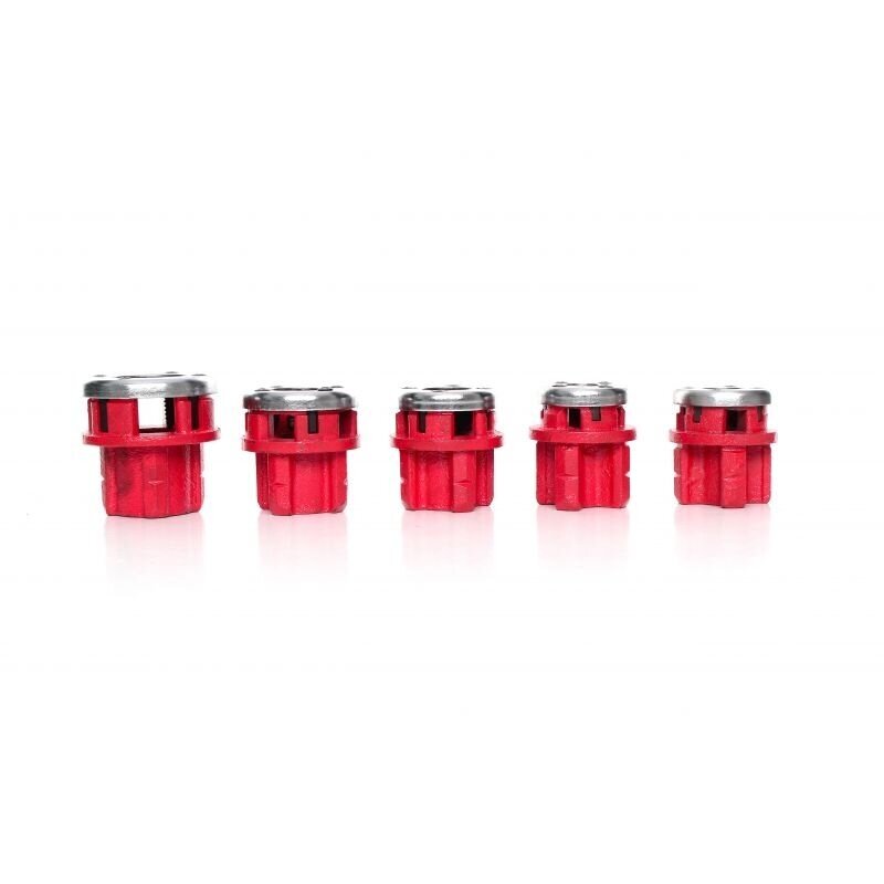 Vamzdinių sriegpjovių rinkinys su terkšle | 1/4"-1,1/4" | 6 vnt. 12