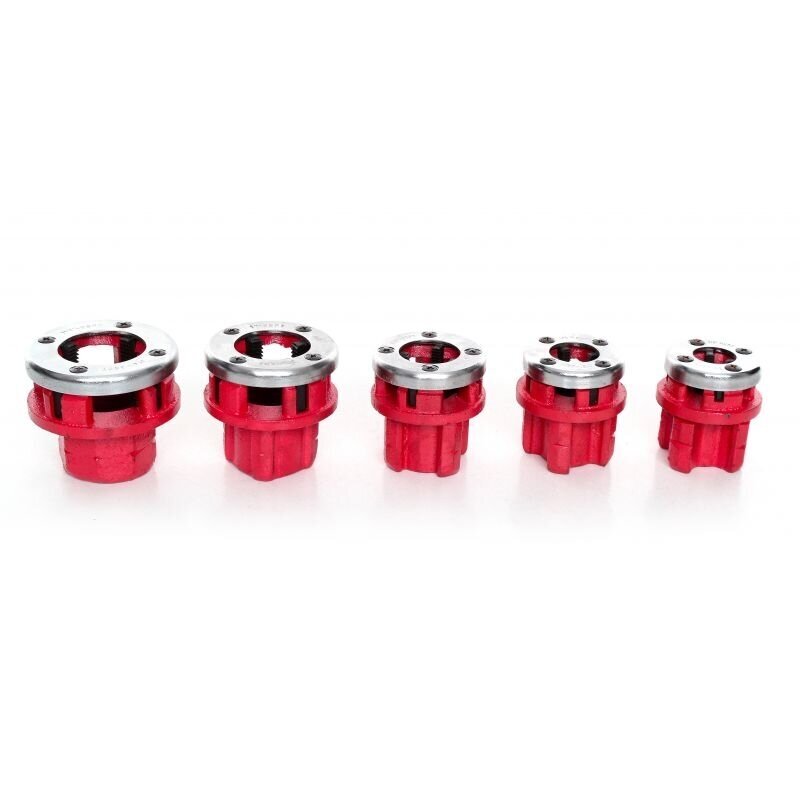 Vamzdinių sriegpjovių rinkinys 5 vnt. su terkšle 3/8"-1 1/4" 11