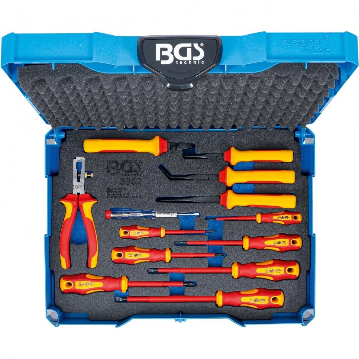 VDE replių ir atsuktuvų rinkinys BGS-technic 13 vnt. 3