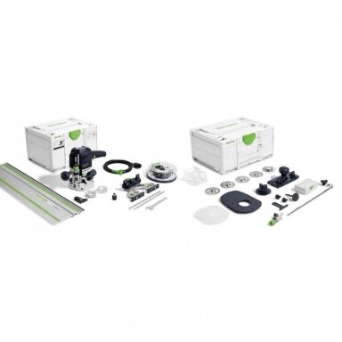 Vertikalus frezeris Festool OF 1010 REBQ-FS-Set+Box