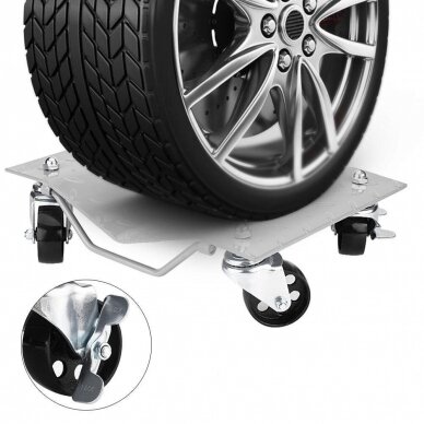 Vežimėliai - platformos automobiliui perstumti 2vnt. 1500Lbs (680Kg) 7 Vežimėliai - platformos automobiliui perstumti 2vnt. 1500Lbs (680Kg) 7