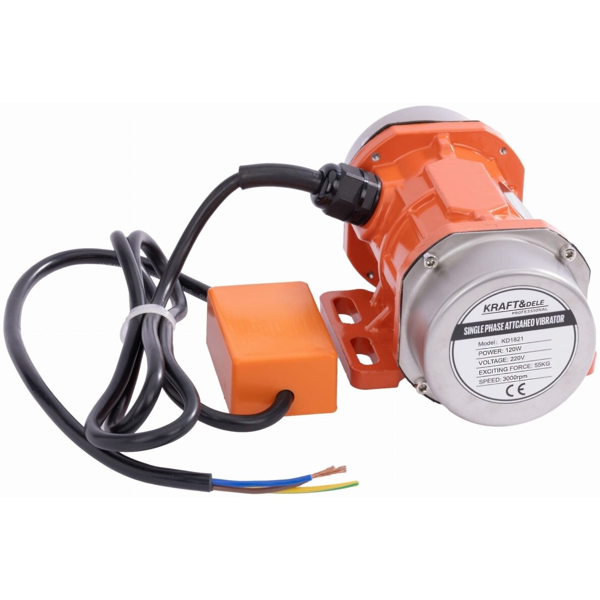 Vibracinis variklis 120W, 220V, 3000 Aps./min Kraftdele KD1821 (Vibrovariklis) 3 Vibracinis variklis 120W, 220V, 3000 Aps./min Kraftdele KD1821 (Vibrovariklis) 3