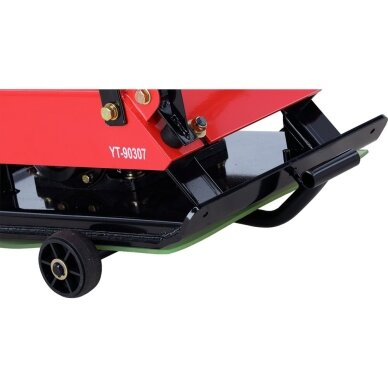 Vienkryptė vibroplokštė | 20 kN | 6,5 AG | 550 × 440 mm | su transportavimo ratukais YATO 12