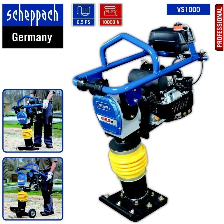 Vibrokoja 78kg, 10KN, Scheppach VS1000 4
