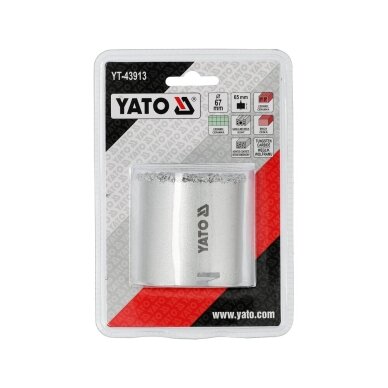 Volframo-karbido karūna | 67 mm YATO 3 Volframo-karbido karūna | 67 mm YATO 3