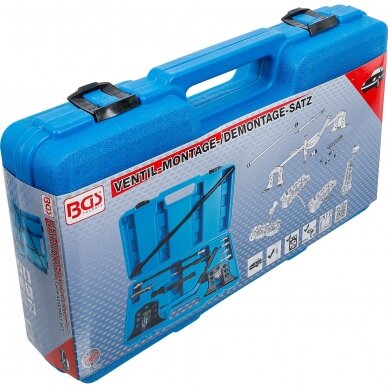 Vožtuvų nuspaudėjo komplektas pneumatinis 13 vnt. BGS-technic 1778 5 Vožtuvų nuspaudėjo komplektas pneumatinis 13 vnt. BGS-technic 1778 5