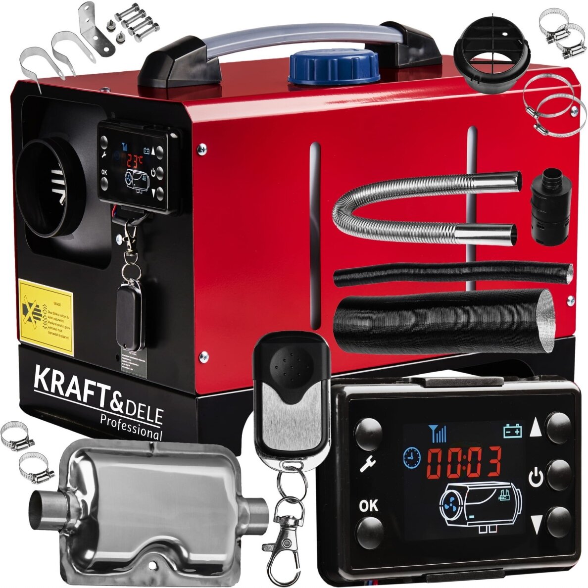 Webasto, autonominis šildytuvas 9kW dyzelinis 12V/220V Kraftdele KD11780 3 Webasto, autonominis šildytuvas 9kW dyzelinis 12V/220V Kraftdele KD11780 3