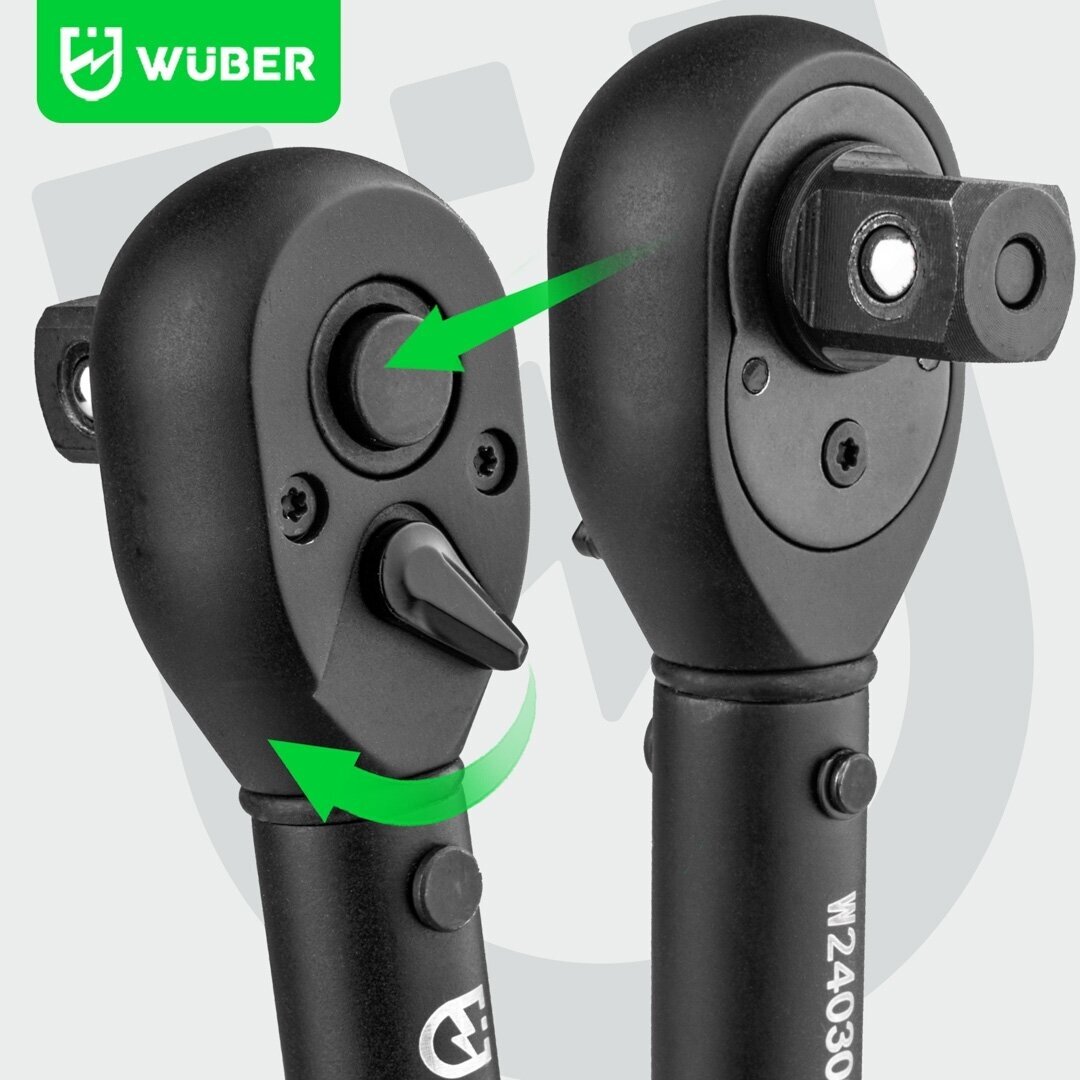 WUBER 10–60 Nm dinamometrinis raktas – W46007 3 WUBER 10–60 Nm dinamometrinis raktas – W46007 3