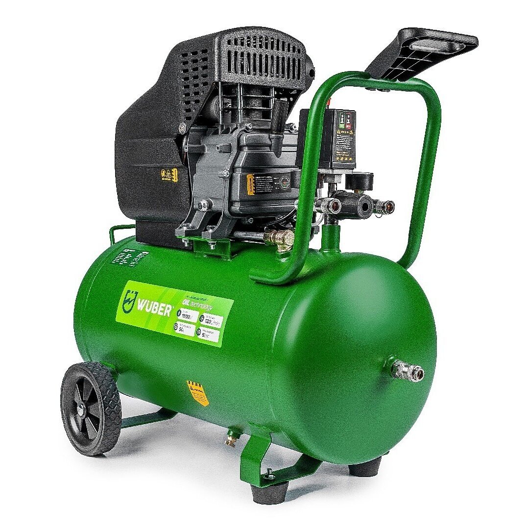 Wuber 50L kompresorius: 8 BAR, 1500W, 120 l/min W54003 2