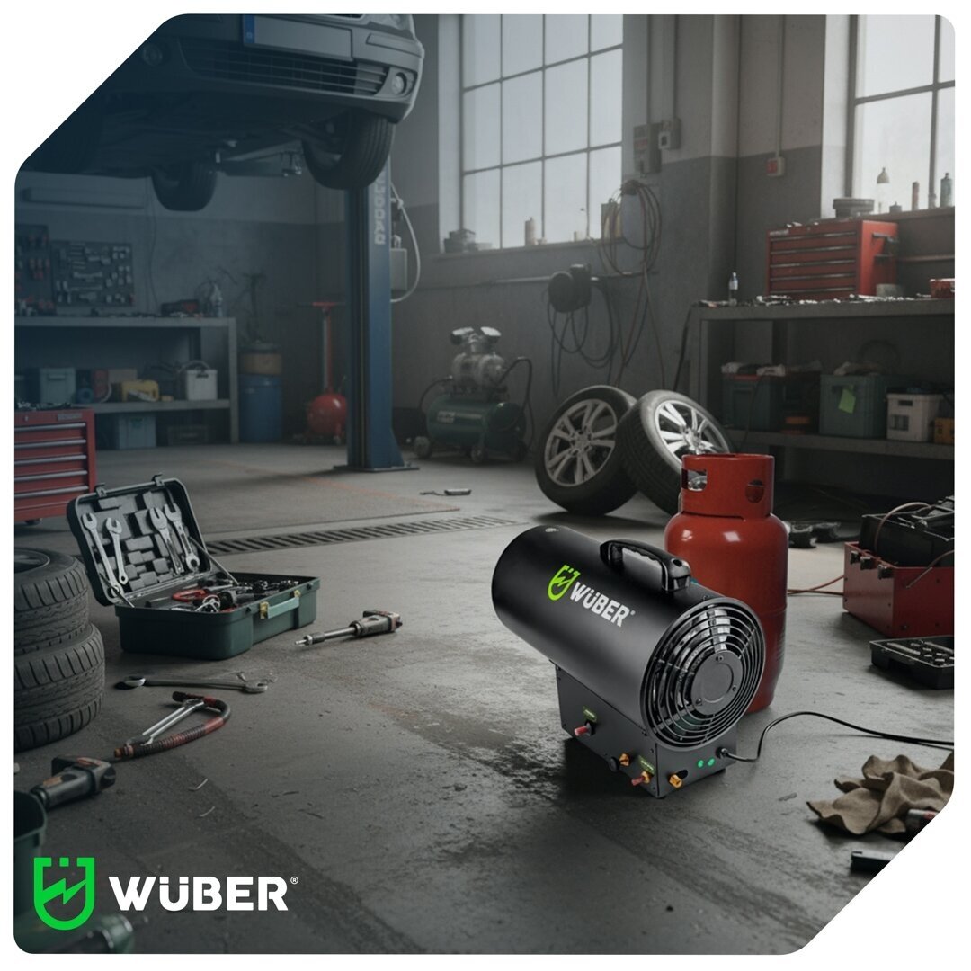 WUBER dujinis 30 kW šildytuvas – 12–30 kW reguliavimas 13